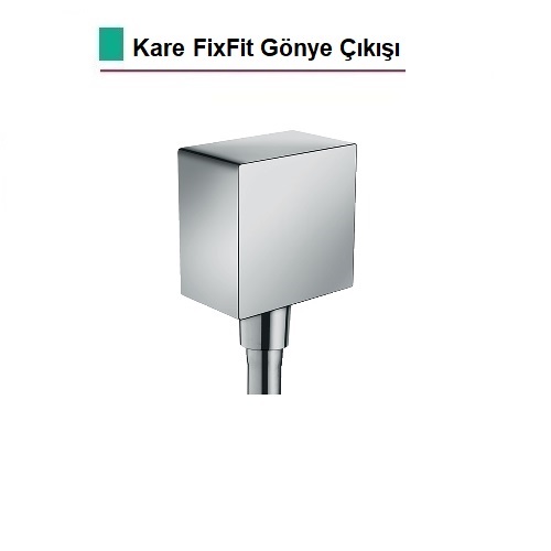 HANSGROHE Kare FixFit Gönye Çıkış - (26455000)